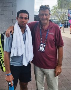 Gerano Olivieri and Gustavo Granitto during the 2016 US Open.